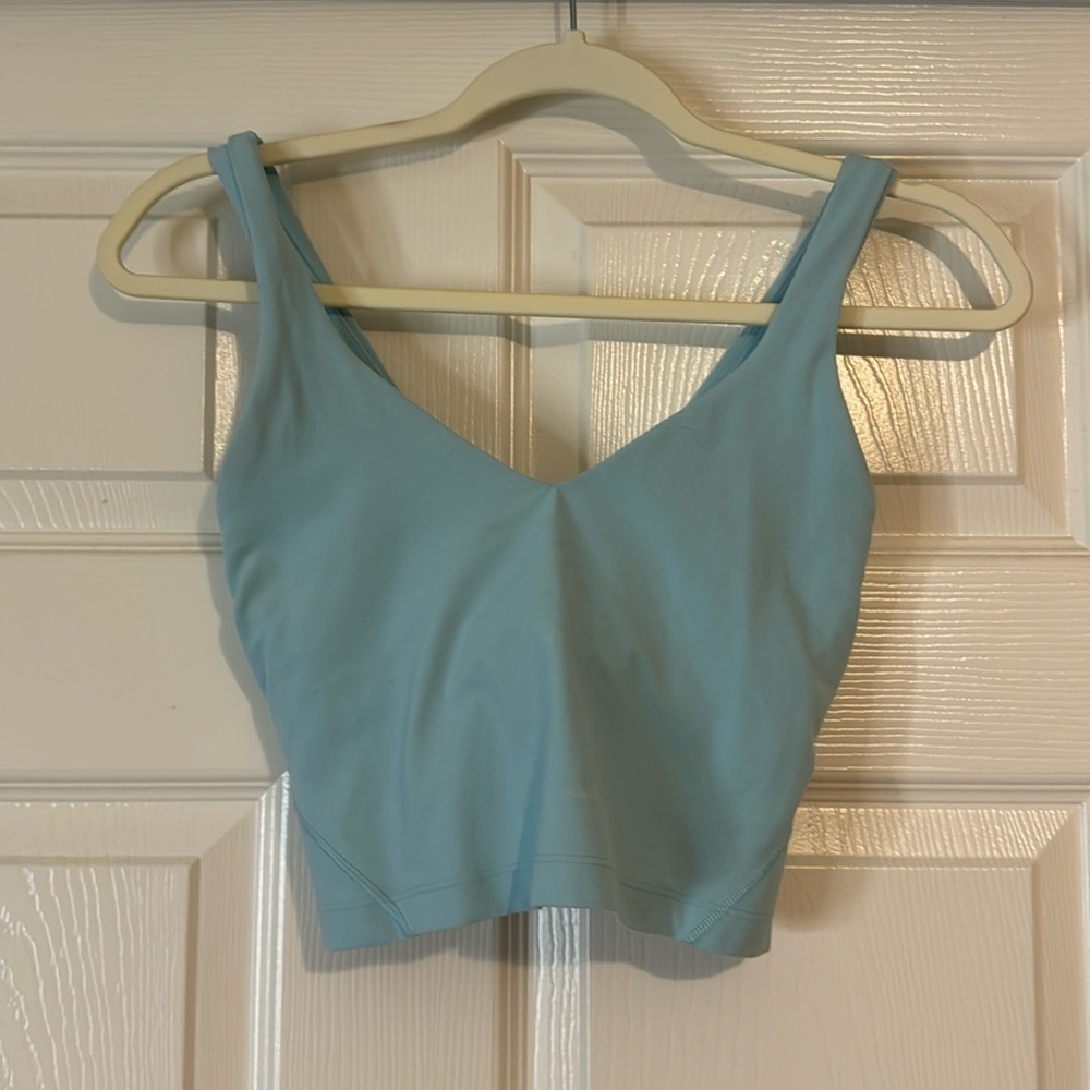AS IS light blue Lululemon align tank size 2